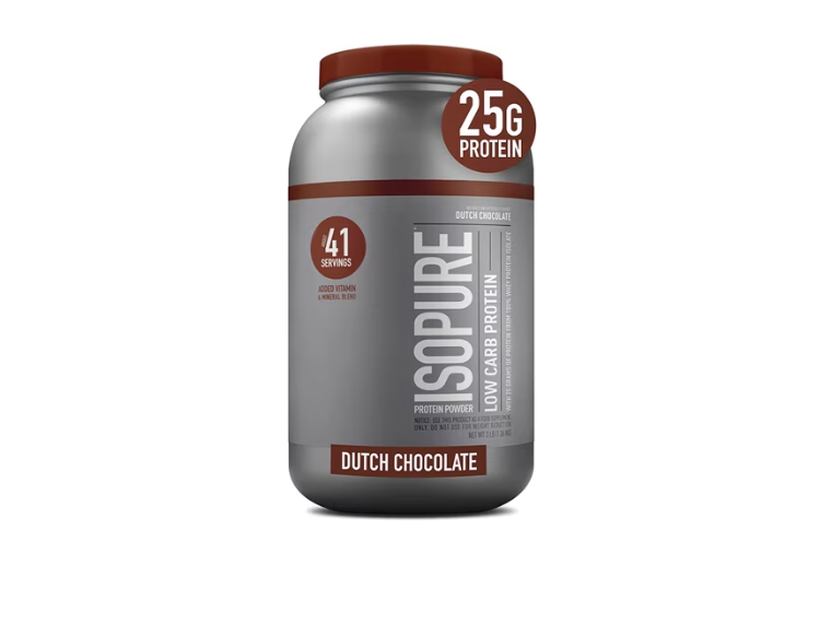 Nature's Best Isopure Low Carb Protein Powder Dutch Chocolate -- 3 lbs